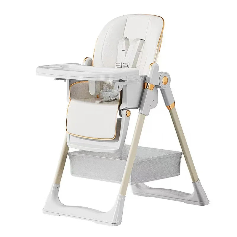 Cross-border Baby Dining Chair Eating Multifunctional Foldable Children's Dining Table Chair Household Portable Baby Seat
