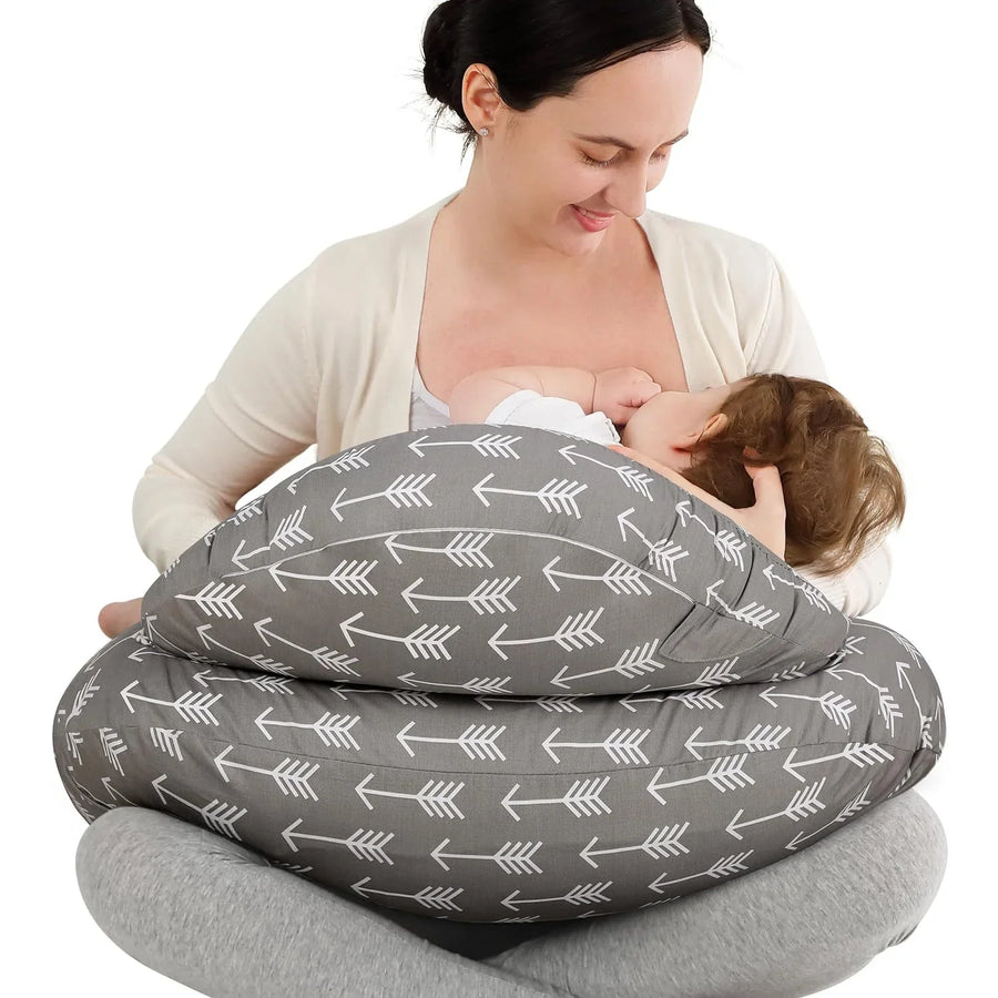 Breastfeeding pillow Supply Breastfeeding pillow Maternity pillow Baby pillow Learning to sit pillow Removable and washable multi-functional pillow
